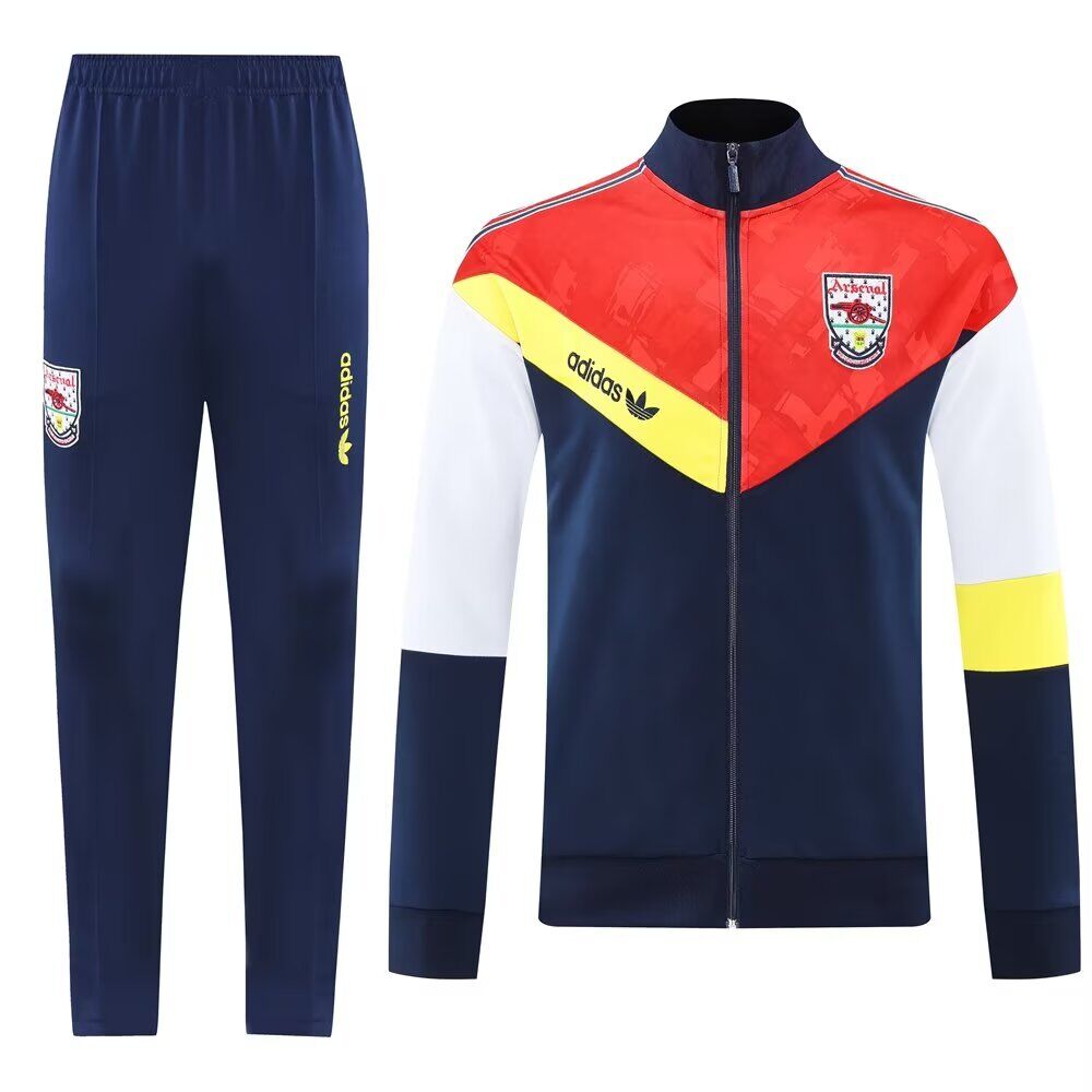 AAA Quality Arsenal 25/26 Retro Model Tracksuit - Dark Blue